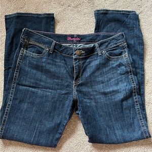 Wrangler boot cut jeans size 17/18 long 34 inseam